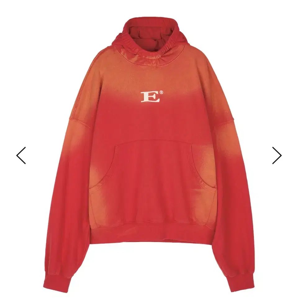 ETCE 에스키모 후드 레드 ESKIMO HOODIE SUNBURN